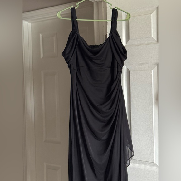 Alex Evenings Black Off-Shoulder Maxi Dress size 14 - Picture 5 of 5